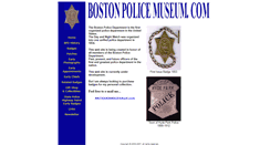 Desktop Screenshot of bostonpolicemuseum.com