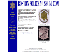 Tablet Screenshot of bostonpolicemuseum.com